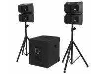 Audibax Pro Seattle 1000 Sistema PA Line Array Bluetooth + Suportes Audibax Pro Seattle 1000 Sistema PA Line Array Bluetooth + Suportes